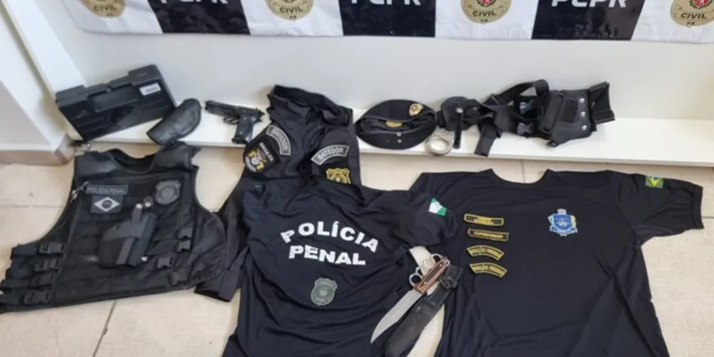 Itens foram encontrados com o homem de 45 anos.