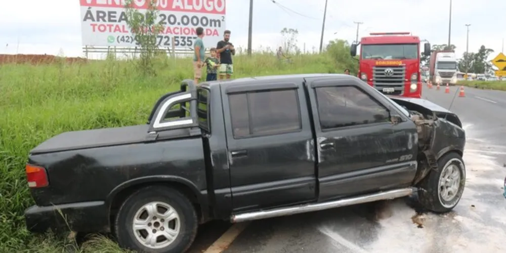 Condutor foi encaminhado pelo Siate à casa hospitalar.