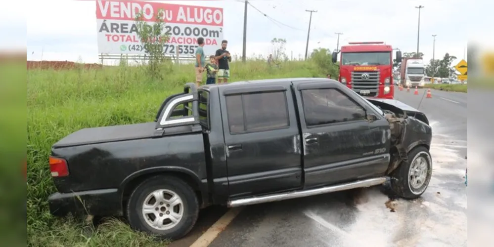 Condutor foi encaminhado pelo Siate à casa hospitalar.