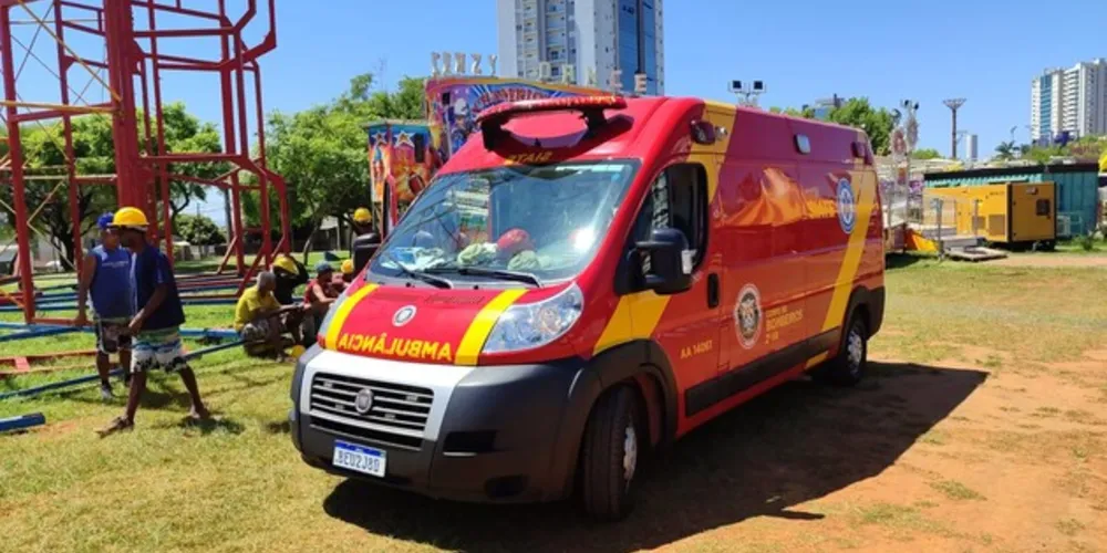 Acidente ocorreu na desmontagem da montanha-russa