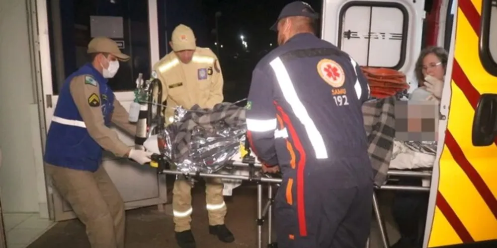 Socorristas do Siate atenderam a ocorrência juntamente com profissionais do Samu