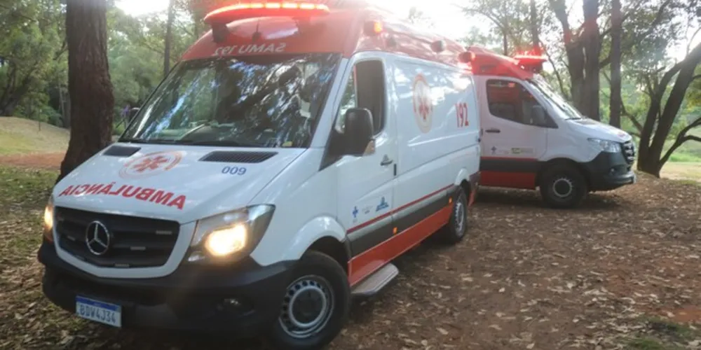 Equipes do Samu estiveram no local para atender a ocorrência