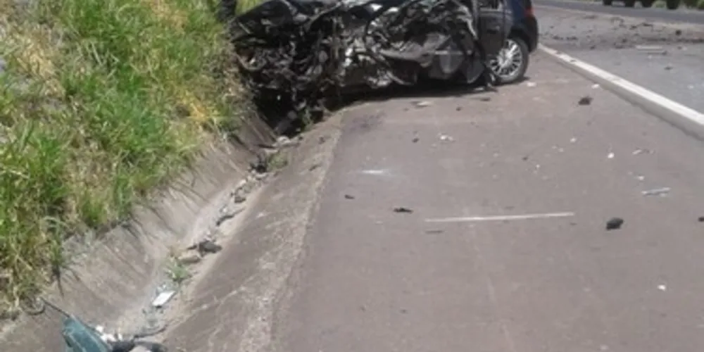 Informações preliminares são de que a vítima fatal é da cidade de Imbituva.