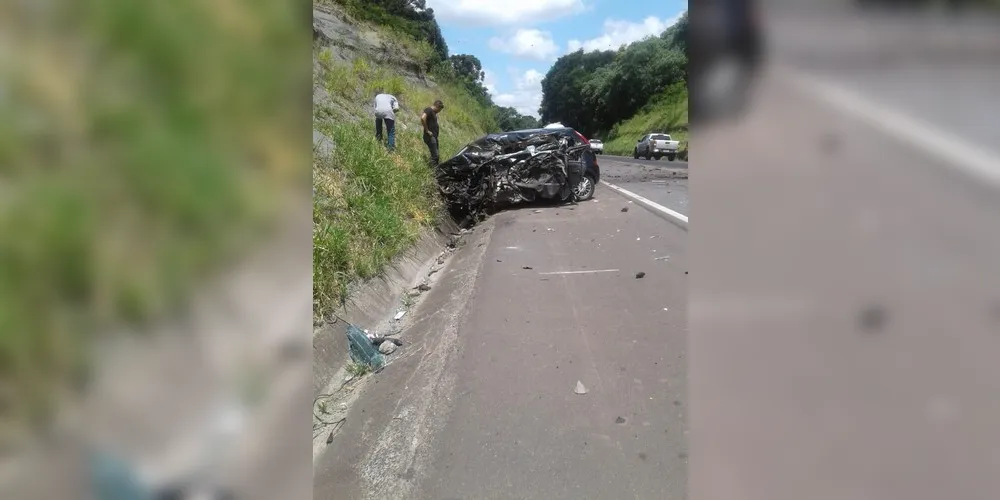 Informações preliminares são de que a vítima fatal é da cidade de Imbituva.