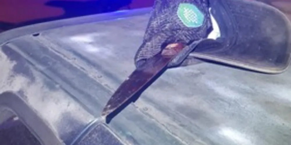 Faca utilizada no crime foi localizada e passará por perícia