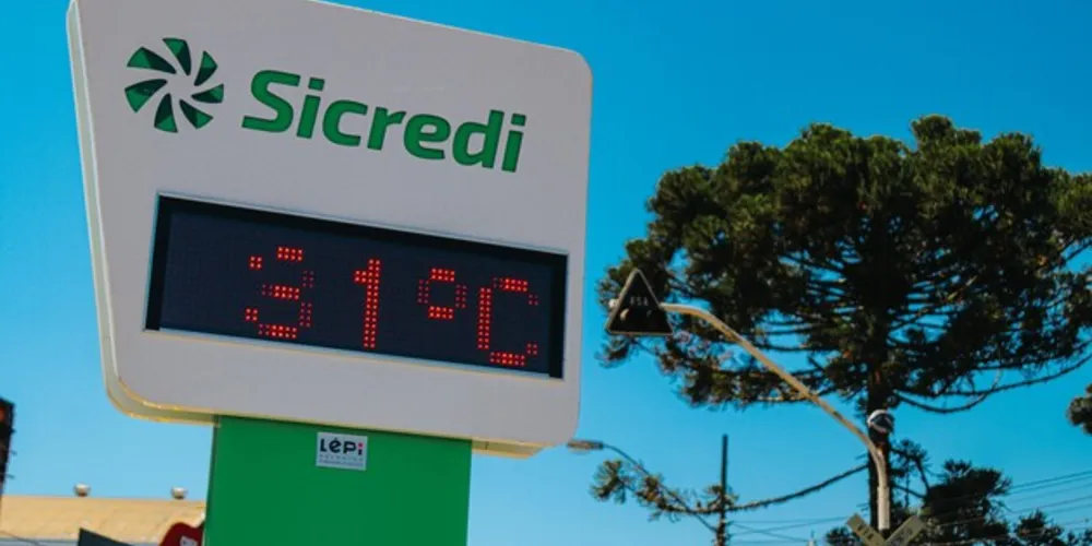 Nesta segunda, antes das 10 da manhã, sensação térmica já era de 31º C
