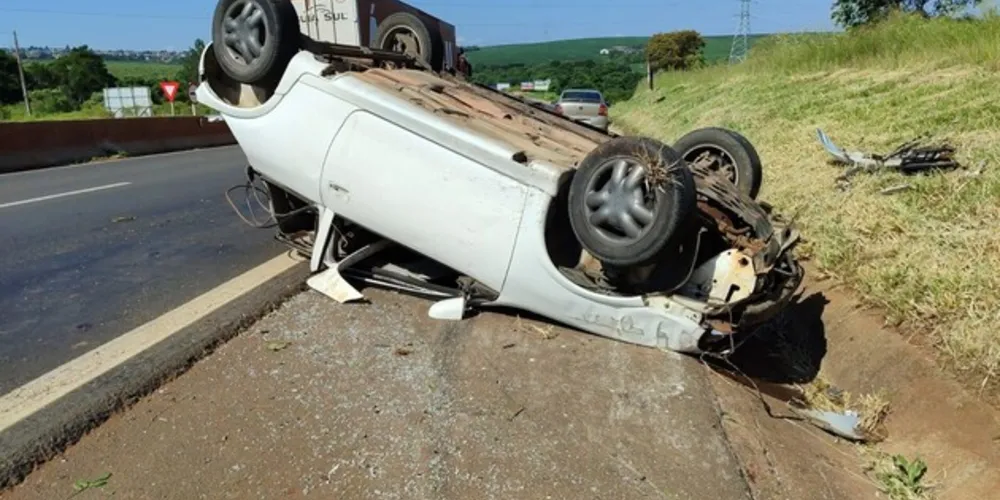 Motorista contou que tentou desviar de outro veículo