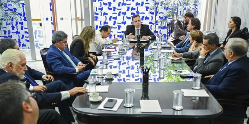 Pacheco se reuniu com nove líderes do Senado nesta terça-feira, em Brasília