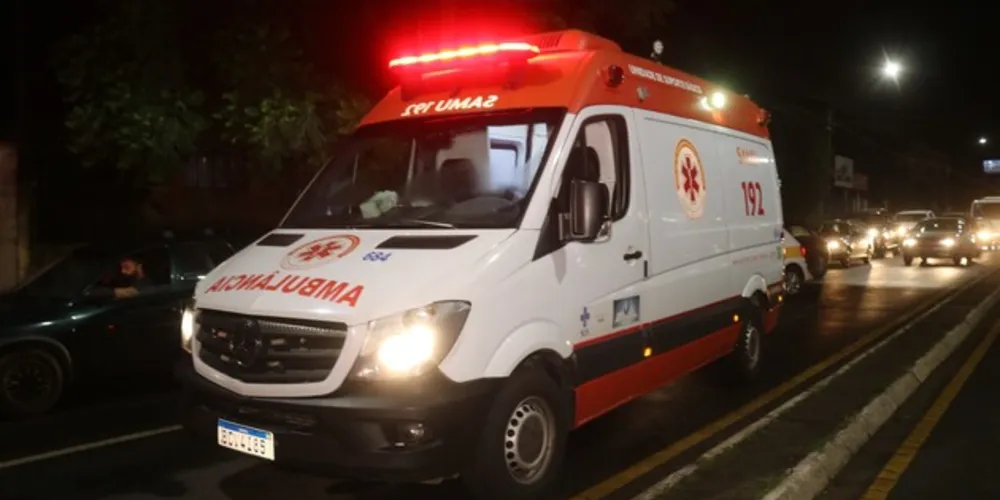 Equipe do Samu encaminhou a vítima para a UPA Santana.