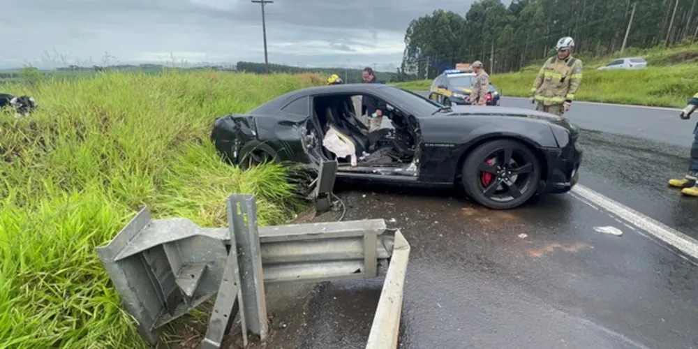 Acidente ocorreu no quilômetro 470 da BR-376.
