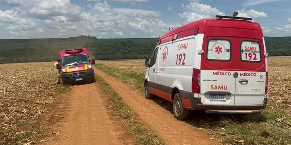 As equipes do Siate e do Samu foram acionadas, prestaram os primeiros atendimentos  à vítima.