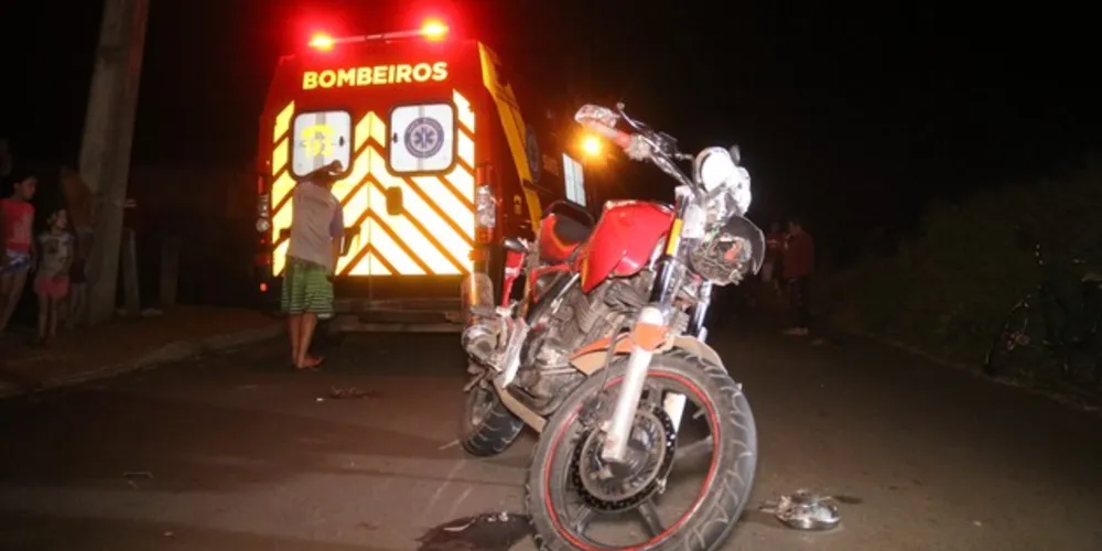 Acidente aconteceu na noite desta sexta-feira (2)