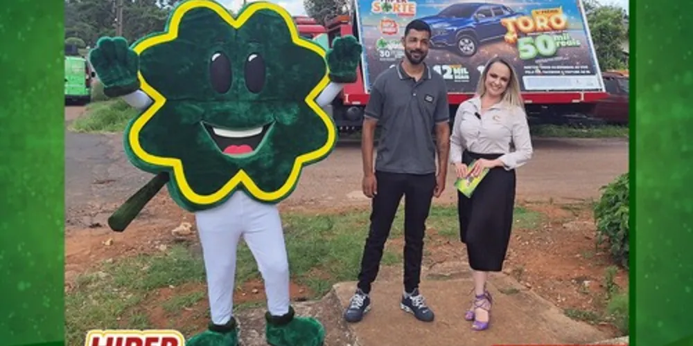 O ganhador foi Renan Felipe Alves Grochoska. Como estava em viagem, foi representado pelo cunhado, Flávio Batista de Mello