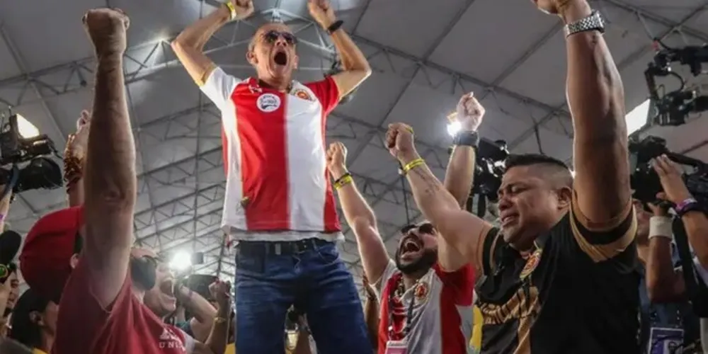 Viradouro, escola campeã do Carnaval Rio 2024, na Cidade do Samba.