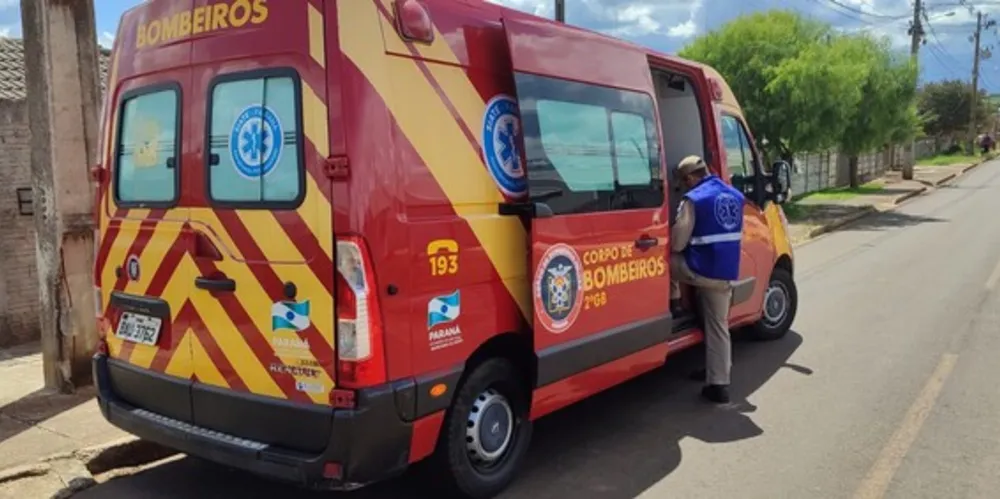 A vítima teve um corte na cabeça de aproximadamente três centímetros.