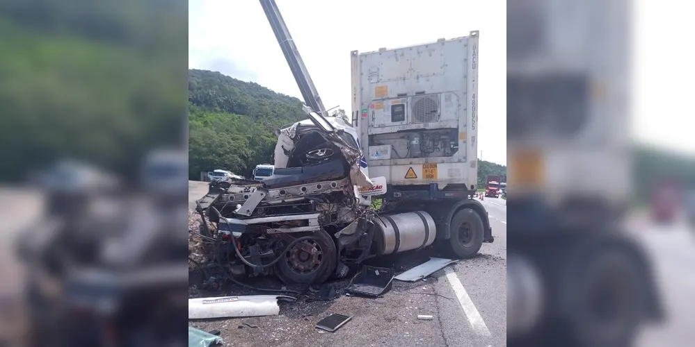 Vítima teve apenas ferimentos leves e foi encaminhada para o Hospital Regional do Litoral.