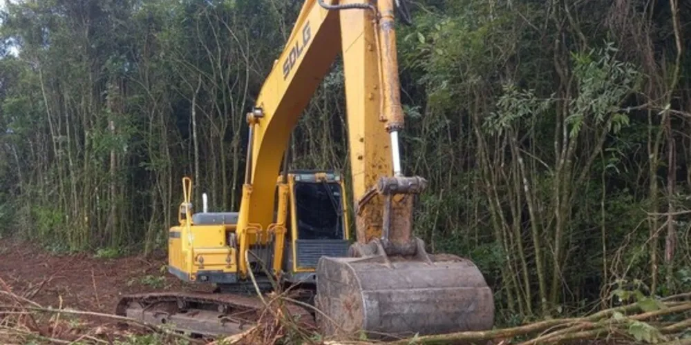 A máquina utilizada foi apreendida pelos agentes