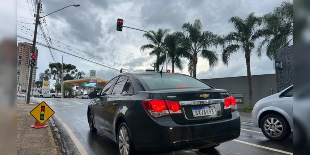 A sinalização foi instalada no cruzamento das ruas Balduíno Taques e Estanislau Anastácio Piekarski