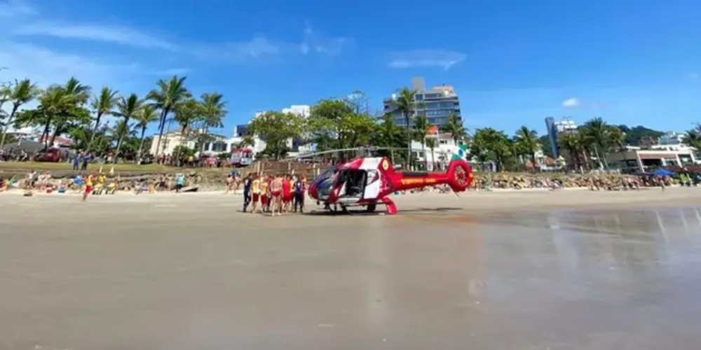 Após a reanimação, a vítima recuperou a pulsação