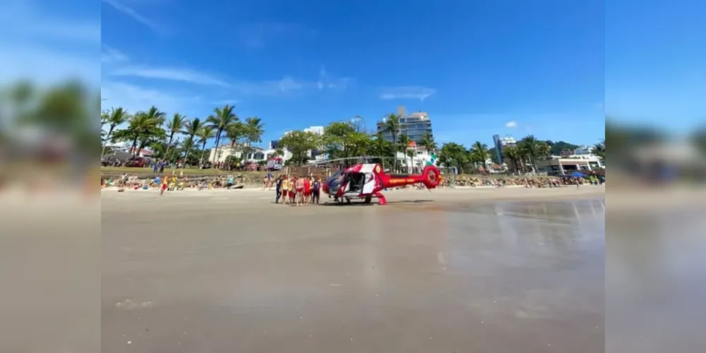 Após a reanimação, a vítima recuperou a pulsação