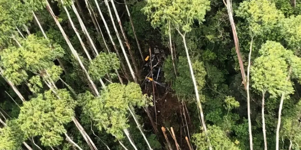Helicóptero foi encontrado na última sexta-feira (12)