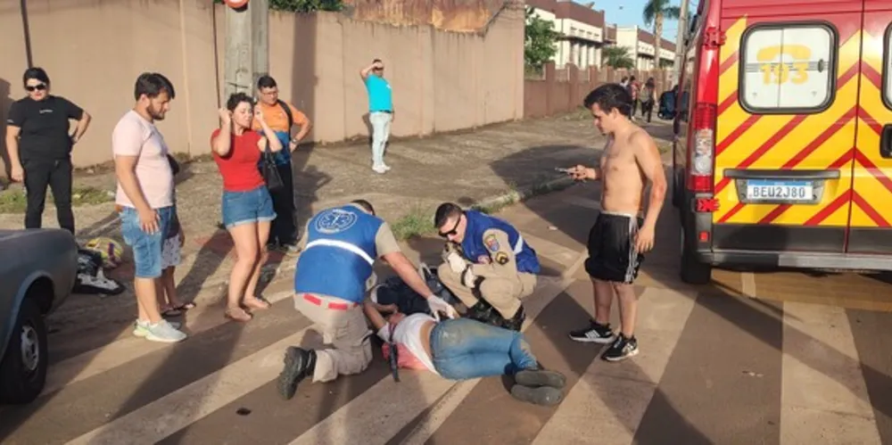 Acidente aconteceu na tarde desta quinta-feira (14)
