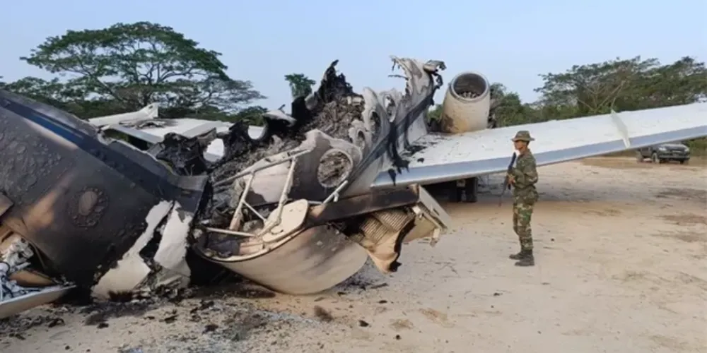 A aeronave, originária de Cozumel, México, foi detectada pelos radares venezuelanos