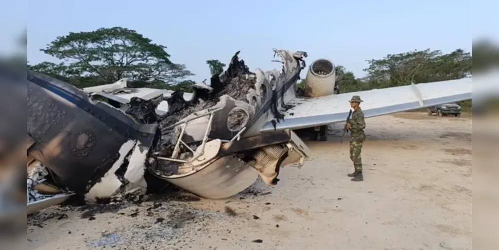 A aeronave, originária de Cozumel, México, foi detectada pelos radares venezuelanos