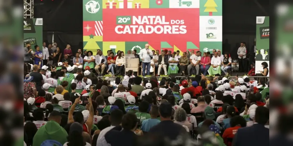 núncio foi feito pelo presidente Lula no 20º Natal dos Catadores, nesta sexta-feira (22)