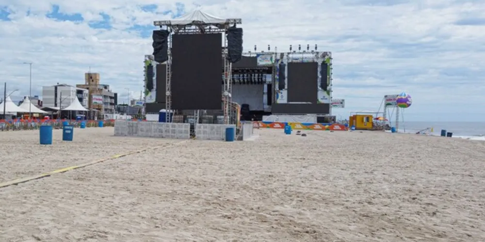 Com excesso de chuvas, shows do final de semana no Litoral serão cancelados