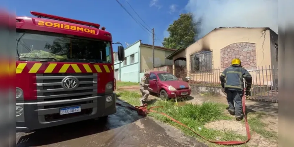 Casa doi incendiada no dia 2 de janeiro.