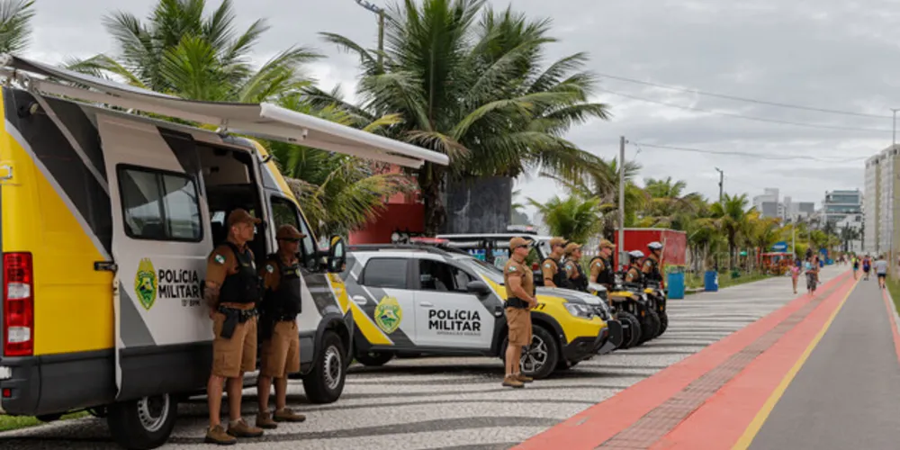 As forças de segurança pública do Estado estarão no Verão Maior Paraná