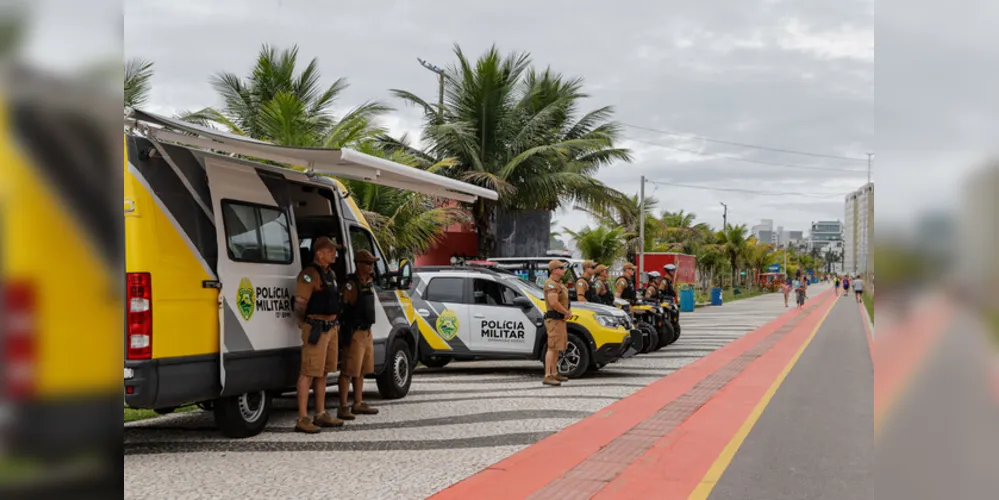 As forças de segurança pública do Estado estarão no Verão Maior Paraná