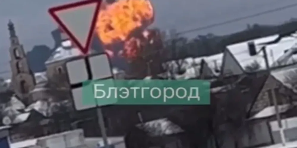 Imagem ilustrativa da imagem Avião com prisioneiros ucranianos cai e deixa 74 mortos; veja vídeo