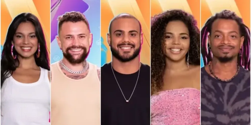 Alane, Vinicius, Marcus Vinicius, Giovanna Pitel e Lucas Luigi estão no paredão