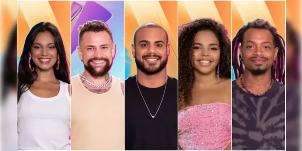 Alane, Vinicius, Marcus Vinicius, Giovanna Pitel e Lucas Luigi estão no paredão