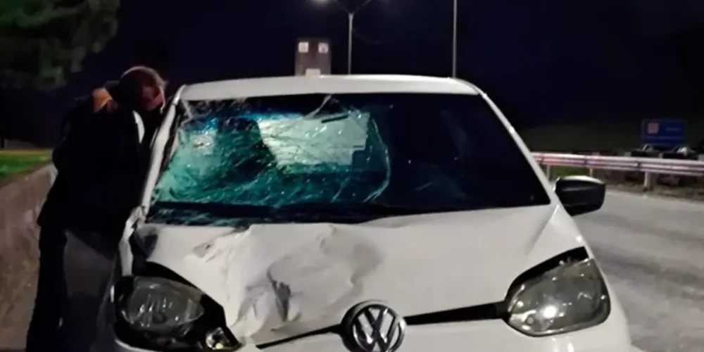 Nenhum passageiro se feriu, mas as crianças ficaram bem abaladas com a cena que viram