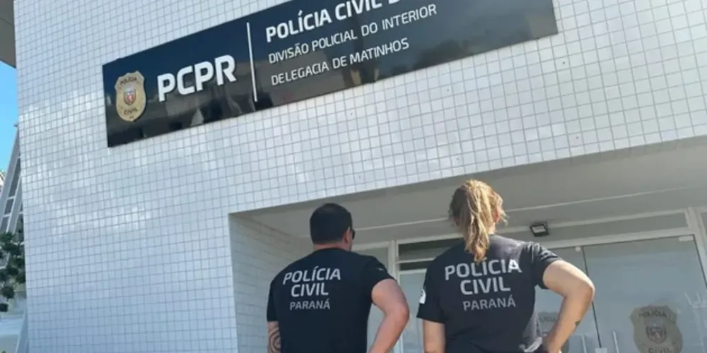 A ação contou com a atuação de policiais civis que estão atuando no Verão Maior Paraná