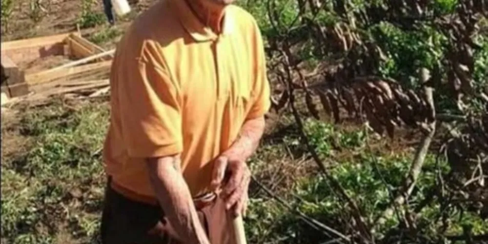 Manoel trabalhou na roça a vida inteira