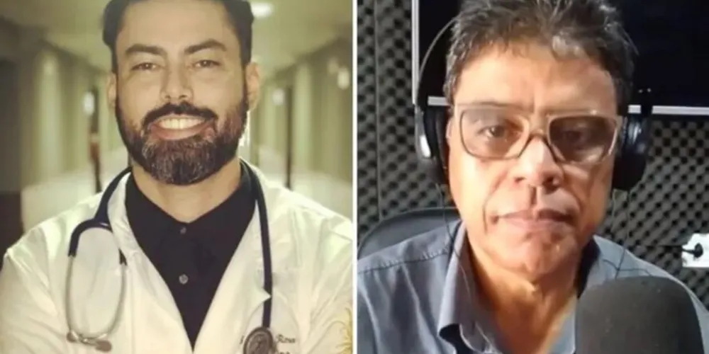 Segundo os socorristas, o profissional de saúde Thiago Rosa, de 39 anos, e o pastor Arnaldo Moreira, de 56, ficaram presos às ferragens