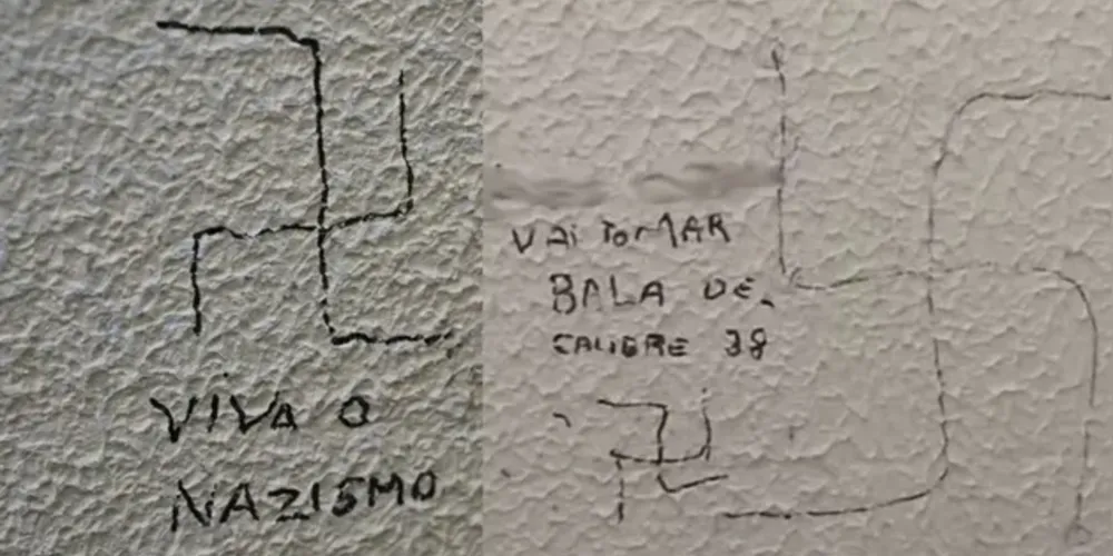 Unicentro está investigando a ameaça e a pichação no banheiro