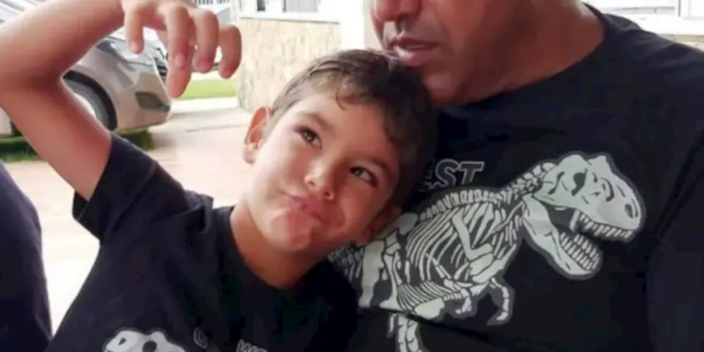 Gede e o filho Joaquim morreram após o caminhão tombar