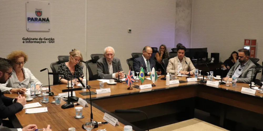 Paraná busca parcerias com o Reino Unido em educação, infraestrutura e energia renovável