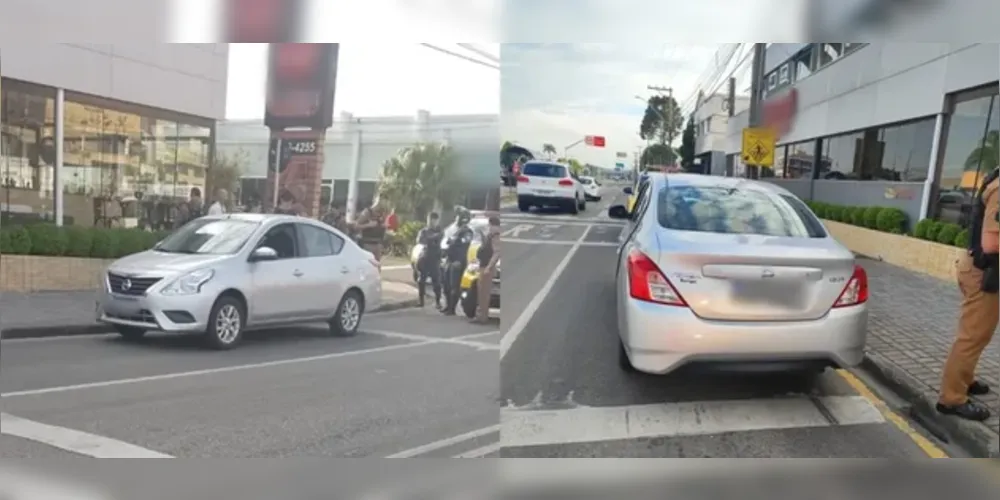 Roubo à mão armada aconteceu no domingo (17), em Curitiba