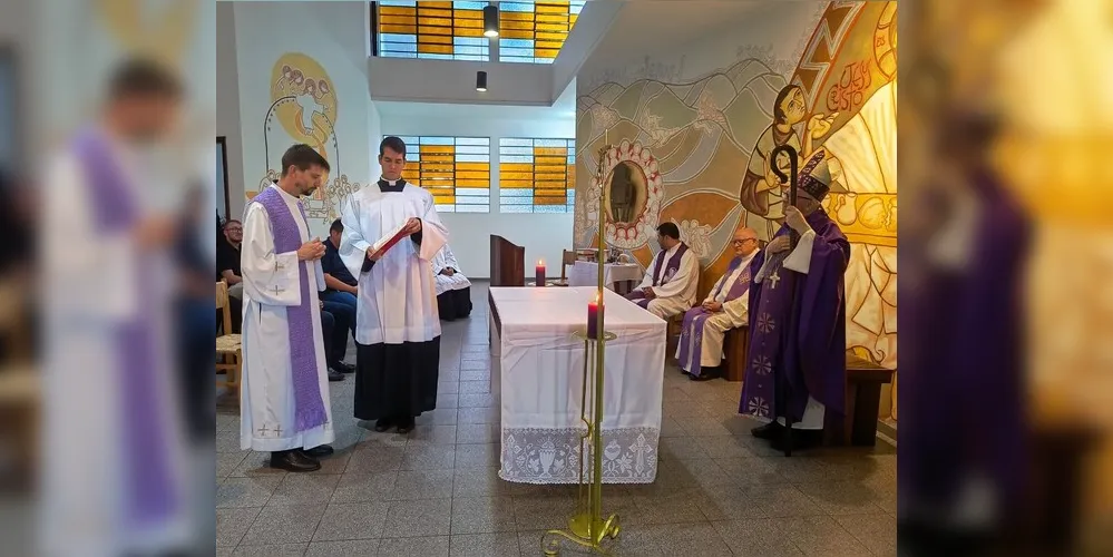 Reabertura aconteceu com uma missa presidida pelo bispo Dom Sergio Arthur Braschi