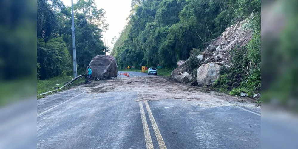 Rochas de grande porte serão retiradas na sequência