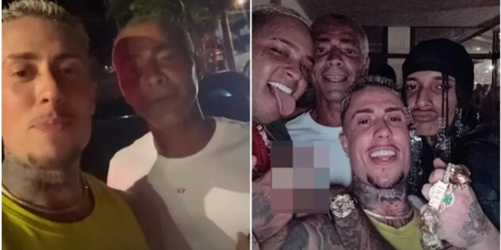 Romário bateu em carro de MC Daniel. Situação foi ironizada por ambos