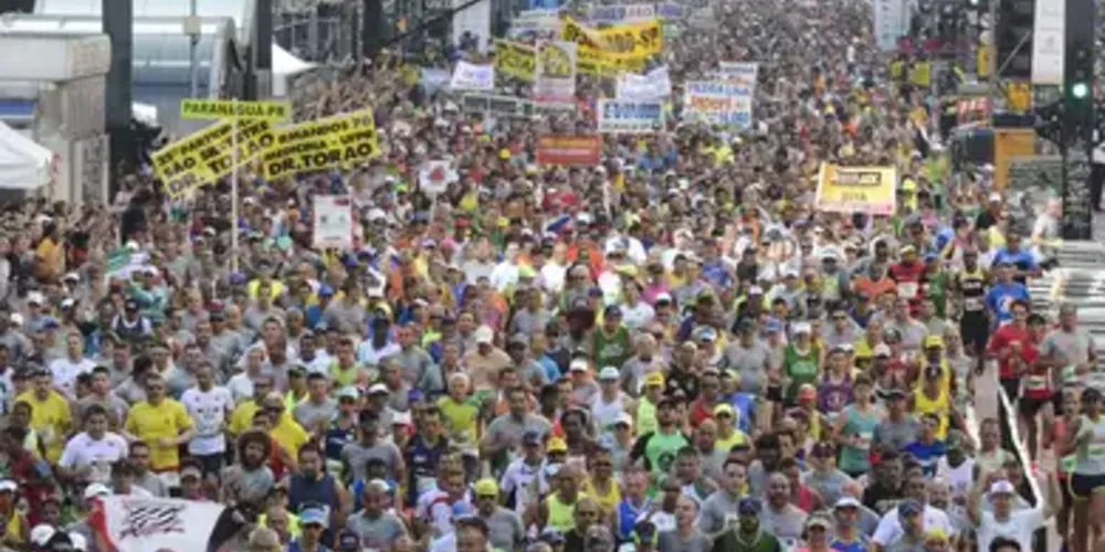 Corrida ocorre em São Paulo.