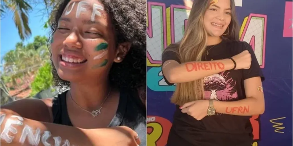 Khauany Freitas e Clara Letícia Leite relatam a  frustração