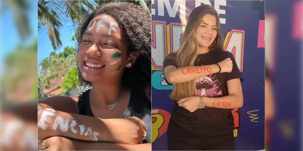 Khauany Freitas e Clara Letícia Leite relatam a  frustração